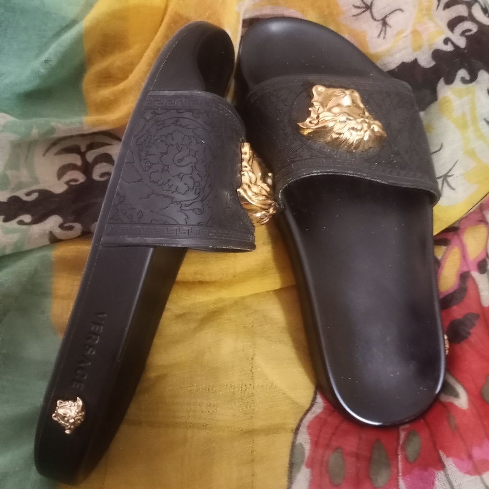 Authentic Versace Baroque Slides - image 3